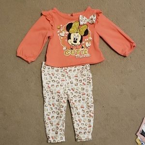 Baby girl Minnie outfit 0-3
